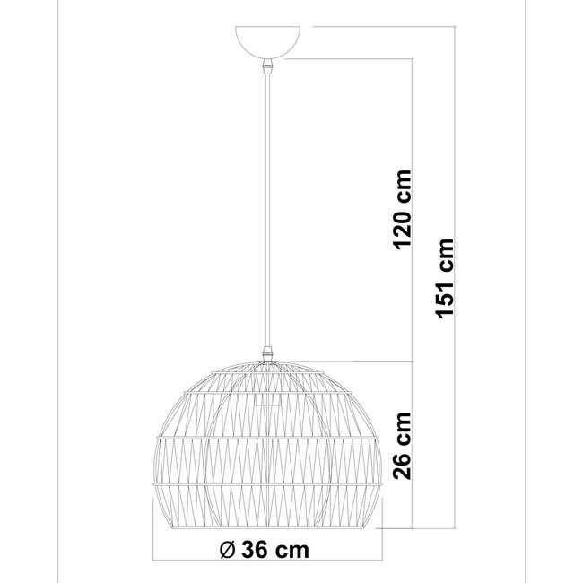 Bohemian lampa wisząca Kanpur