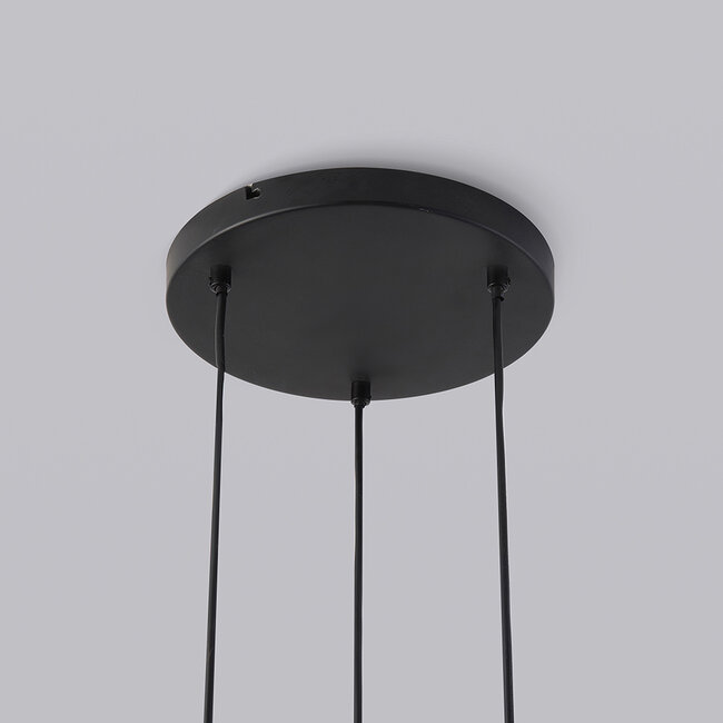 Nowoczesna lampa wisząca z designem plastra miodu, 3 światła - Aur