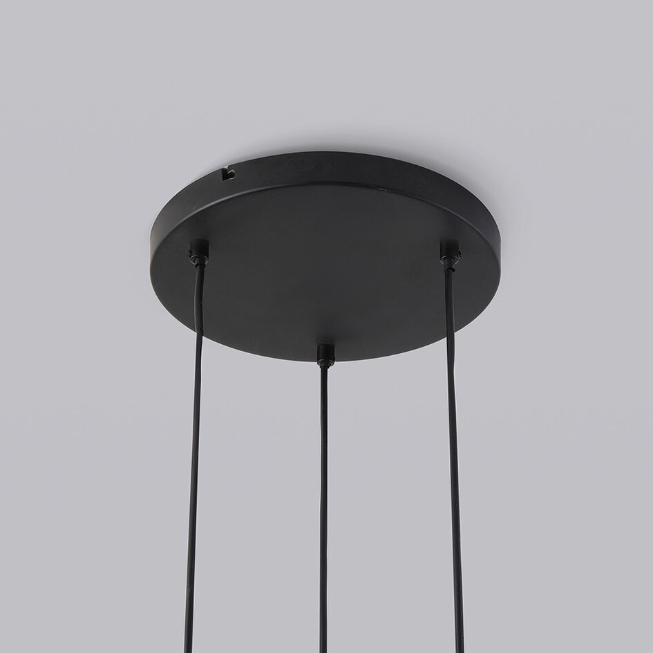 Nowoczesna lampa wisząca z designem plastra miodu, 3 światła - Aur