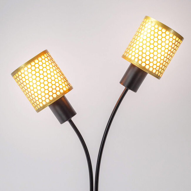 Luksusowa lampka stołowa, 2 światła - Altin