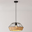 Industrialna lampa wisząca z rattanu - Mimbre