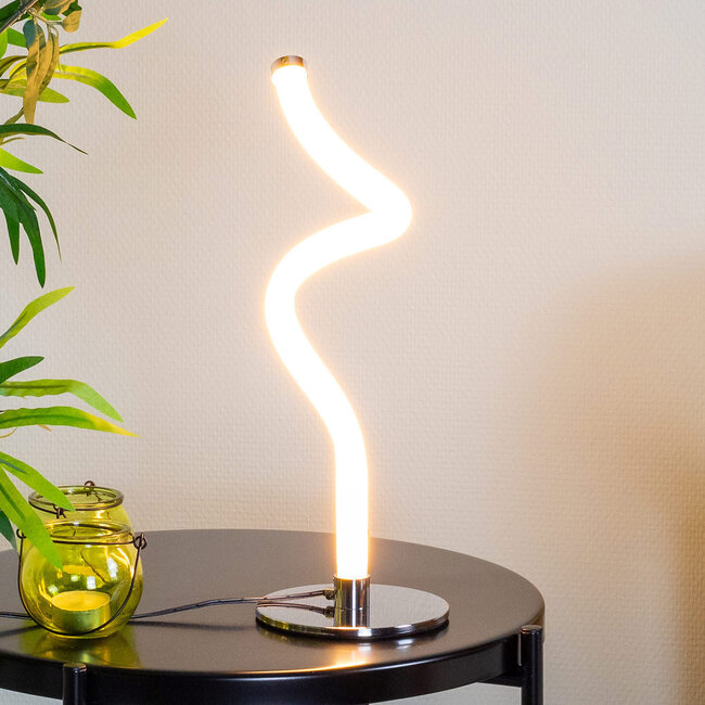 Spiralna lampa stołowa - Akrila