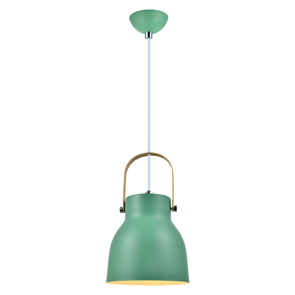 Rustykalna lampa wisząca Zelena - zielona
