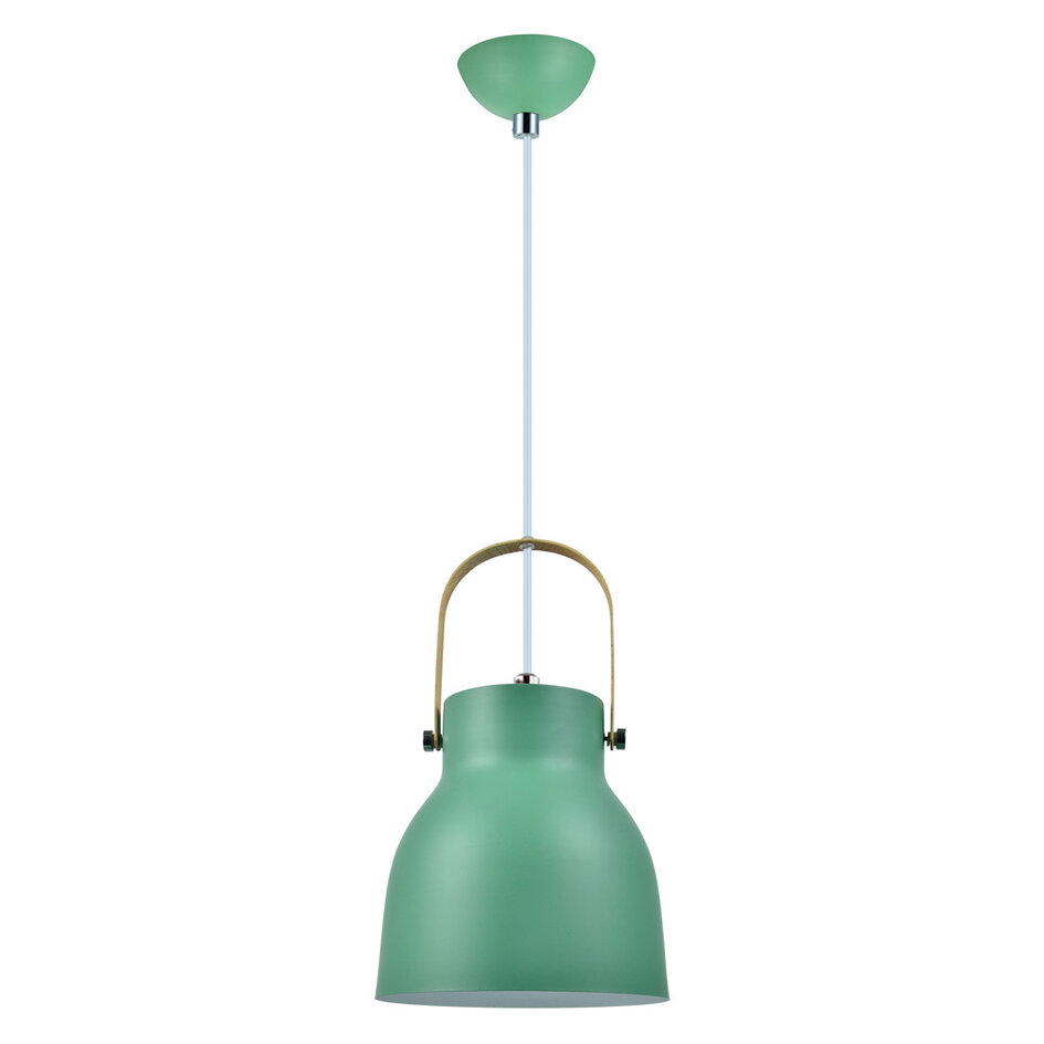 Rustykalna lampa wisząca Zelena - zielona