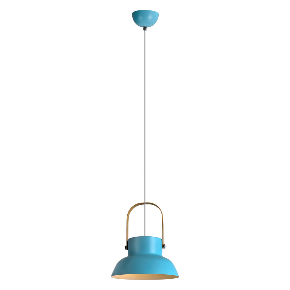 Industrialna lampa wisząca jasnoniebieska - Modra