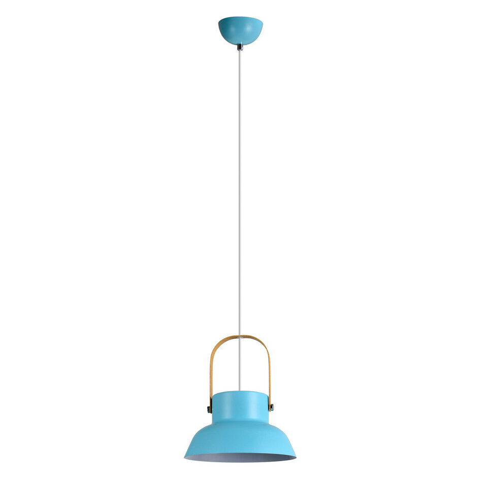 Industrialna lampa wisząca jasnoniebieska - Modra