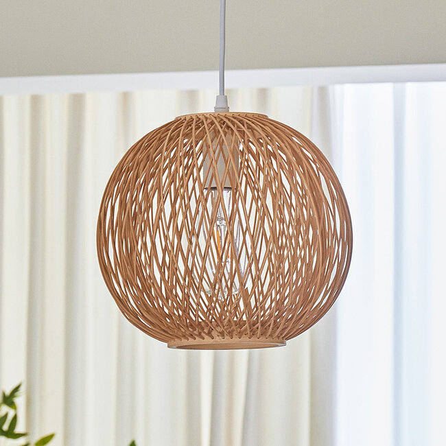 Lampa wisząca drewniana Boho - Madera