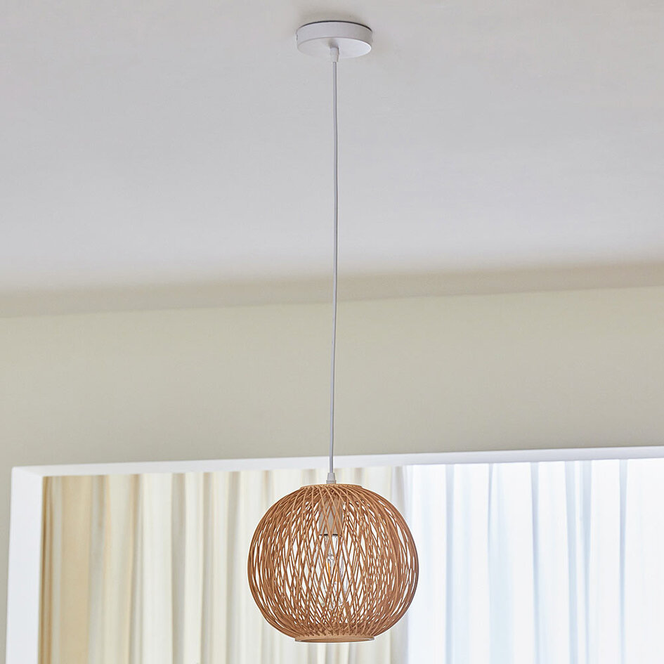 Lampa wisząca drewniana Boho - Madera
