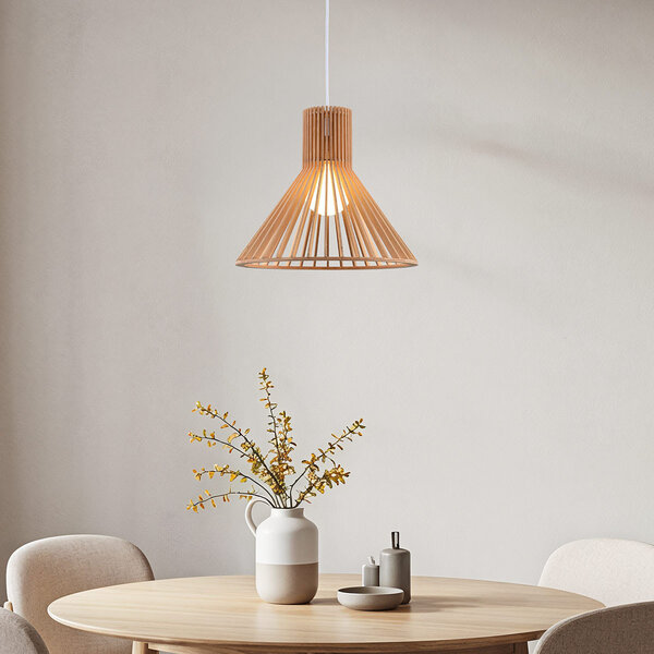 Lampa wisząca drewniana - Isumi