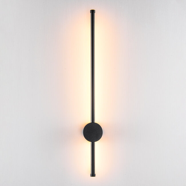 Czarne nowoczesne kinkiety 65 cm, 12W - Marny