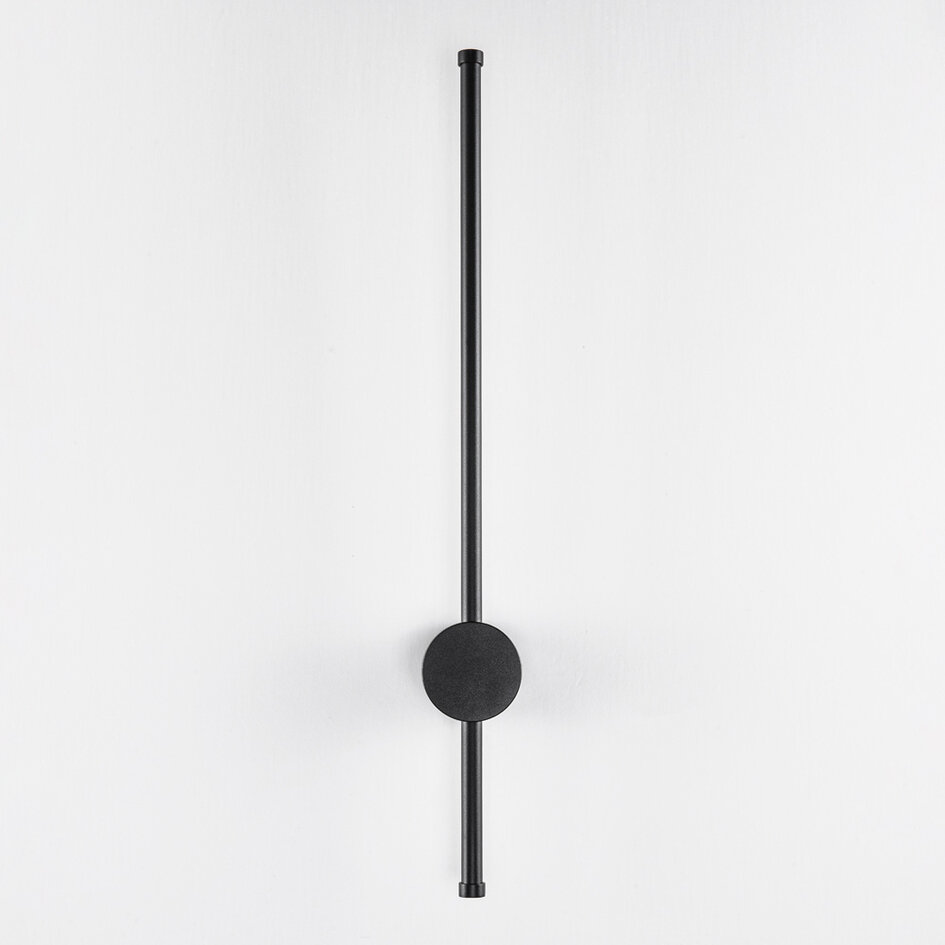 Czarne nowoczesne kinkiety 65 cm, 12W - Marny