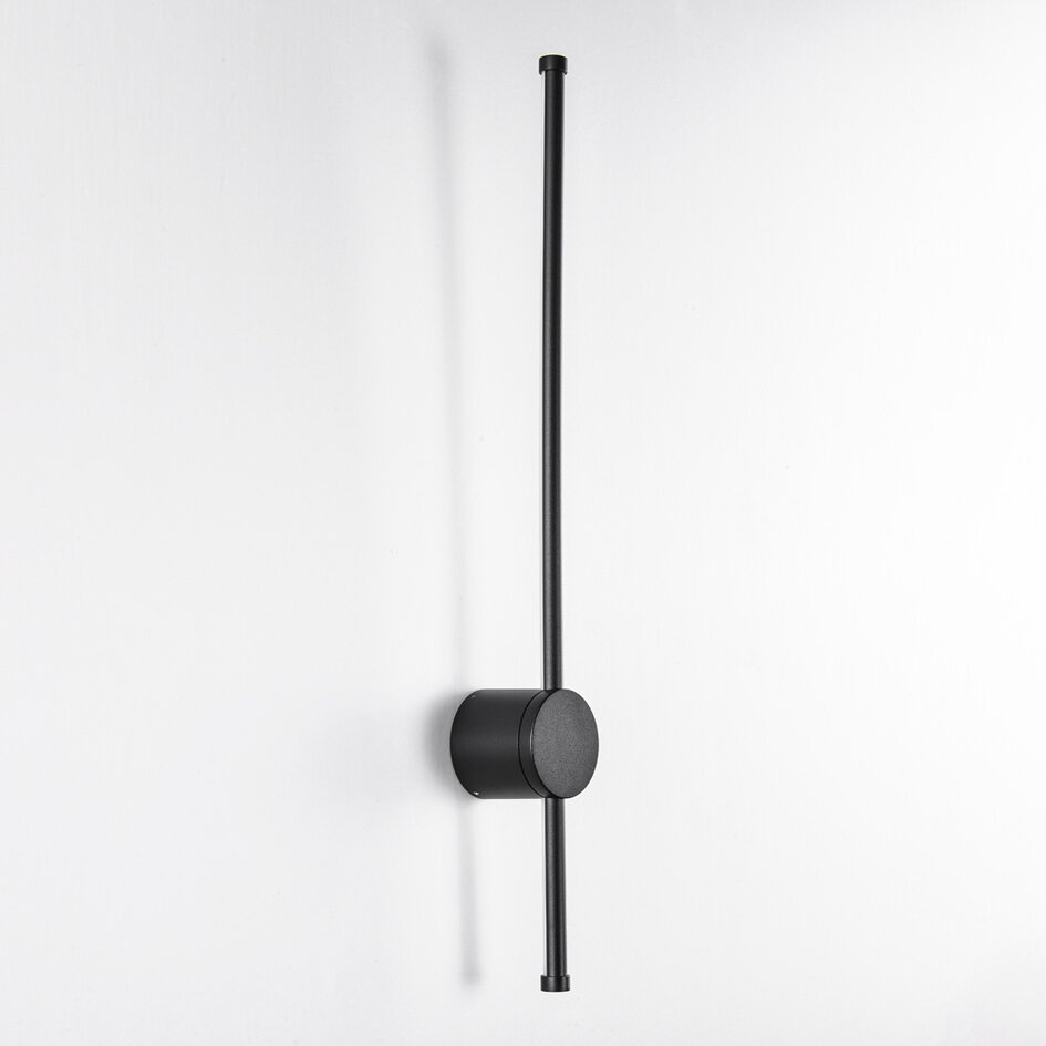 Czarne nowoczesne kinkiety 65 cm, 12W - Marny
