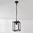 Industrialna zewnętrzna lampa wisząca Joya - czarna