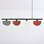 Designerska lampa wisząca, 4 światła - Colore