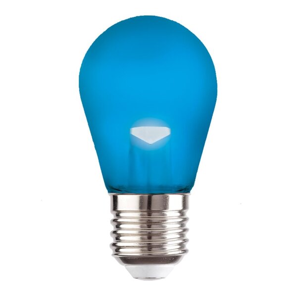 2-watowa ściemnialna lampa LED z gniazdkiem E27 - niebieska
