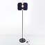 Lampa podłogowa z filcu PET w kolorze granatowym - Lenthe