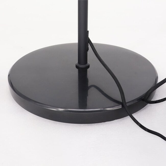 Lampa podłogowa z filcu PET w kolorze granatowym - Lenthe