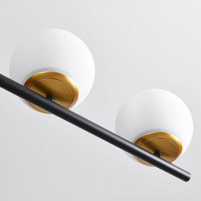 Design lampa wisząca Danny, 3 światła - Mlecznobiały