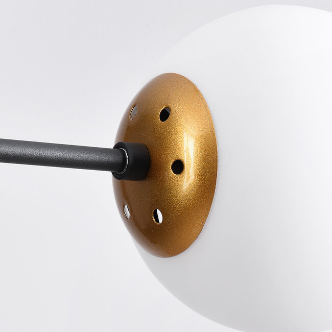 Designerska lampa wisząca Danley, 2 światła - mlecznobiały