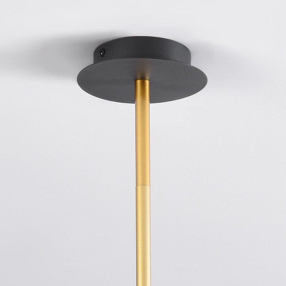 Designerska lampa wisząca Danley, 2 światła - mlecznobiały