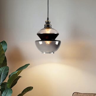 1-światło lampa wisząca Sofie - okrągłe szkło