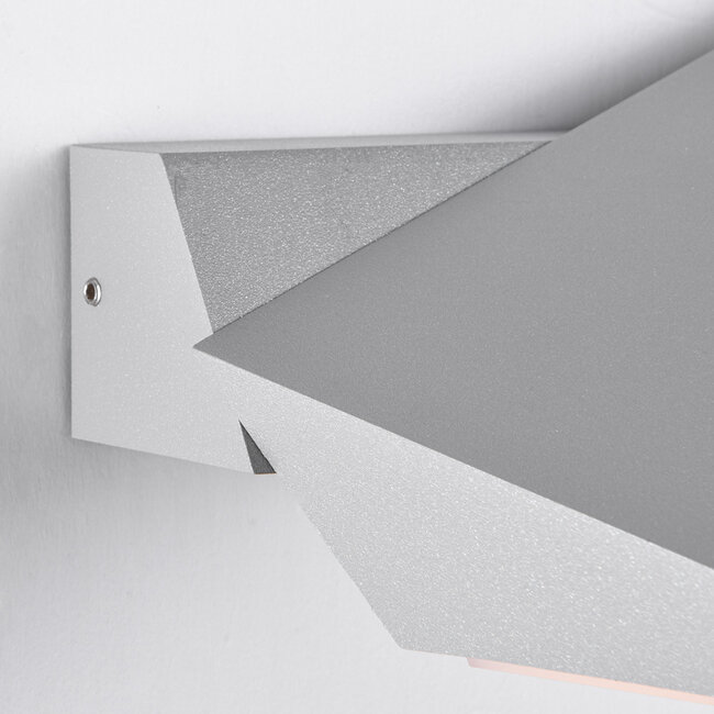 Obrotowy kinkiet zewnętrzny Argento - srebrny