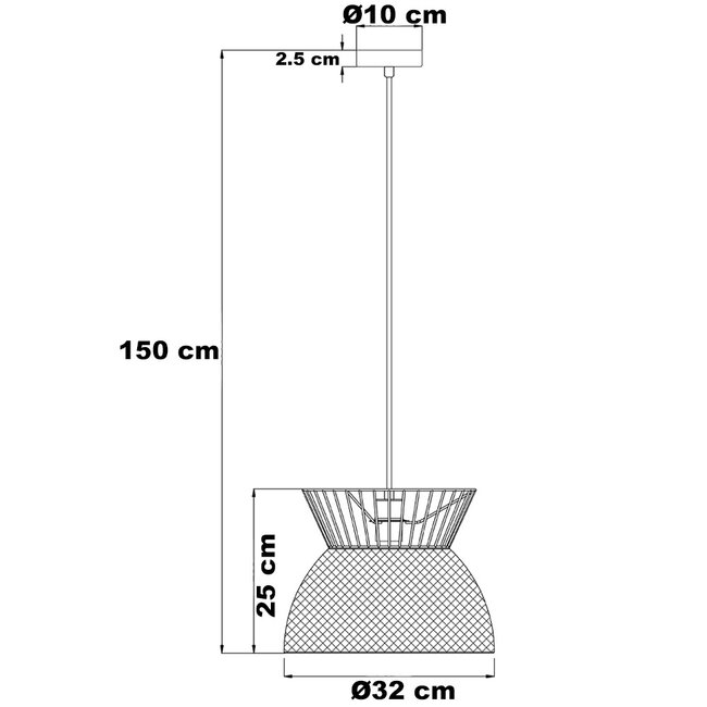 Nowoczesna lampa wisząca czarna z miedzią - Netti