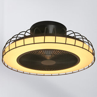 Wentylator sufitowy Rotar z wbudowanymi źródłami LED ściemnialnymi