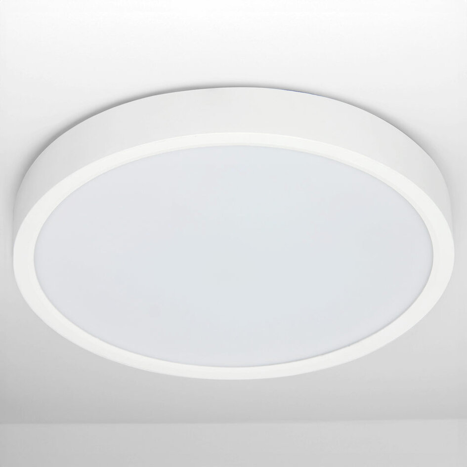 Lampa sufitowa biała 3-stopniowo ściemnialna – Yves