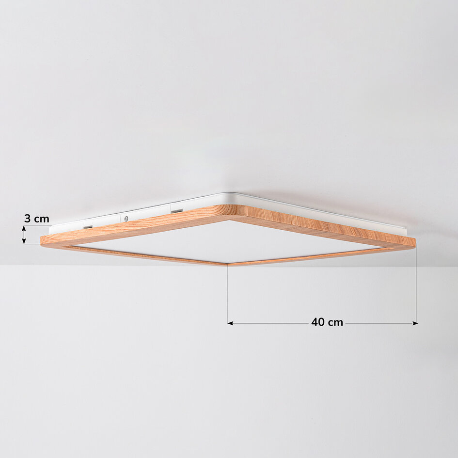 Nowoczesna lampa sufitowa z 3-stopniowo ściemnialnymi diodami LED - Celeste