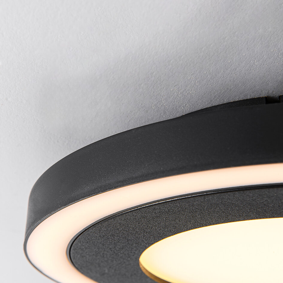 Okrągła lampa sufitowa z 3-stopniowo ściemnialnymi diodami LED - Macy