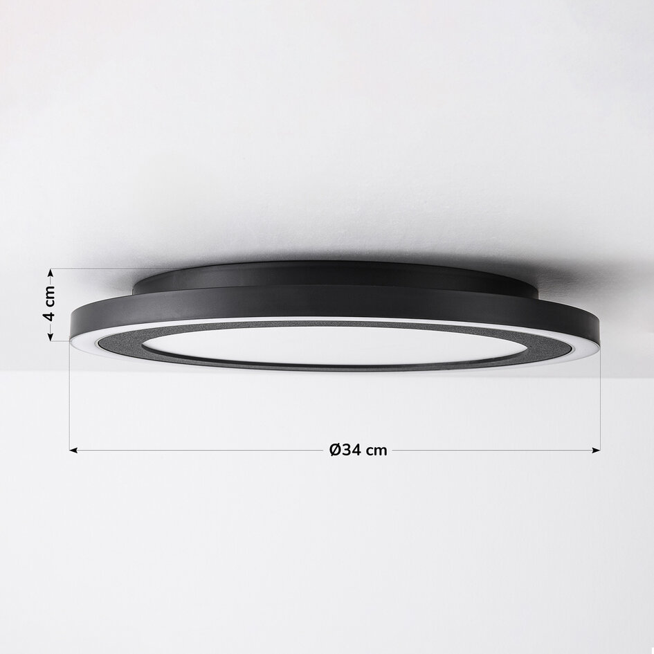 Okrągła lampa sufitowa 3-stopniowo ściemnialne - Marin