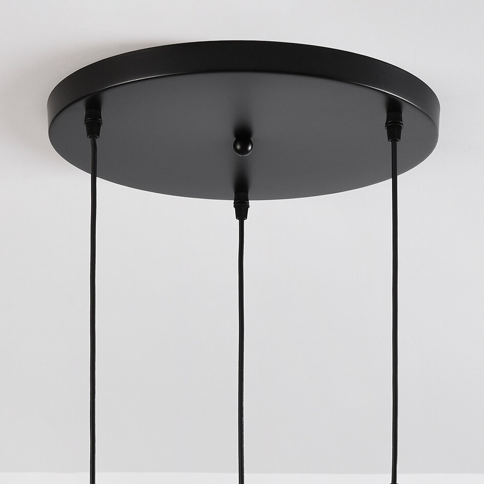 Design lampa wisząca z jednolitym szkłem bursztynowym - Verona