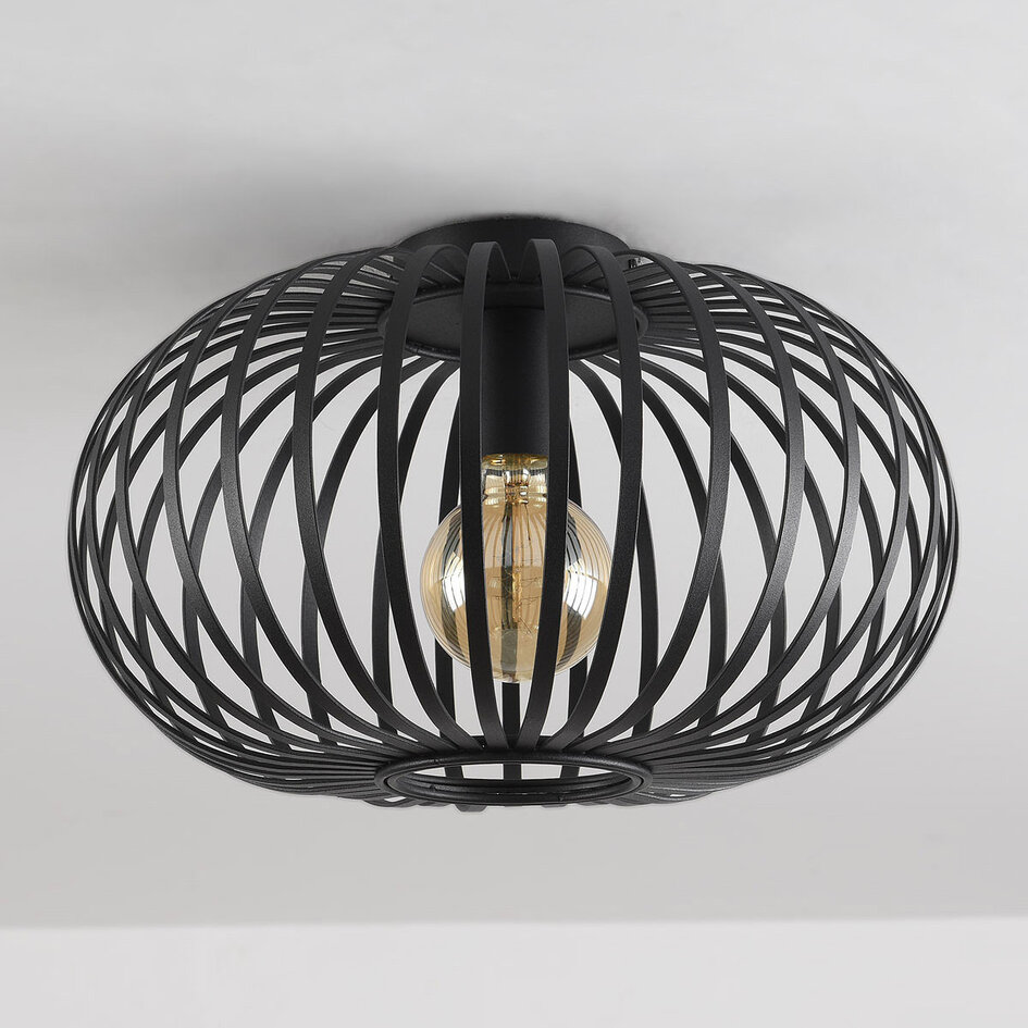 1 światło Lampa sufitowa Fiore - Czarne