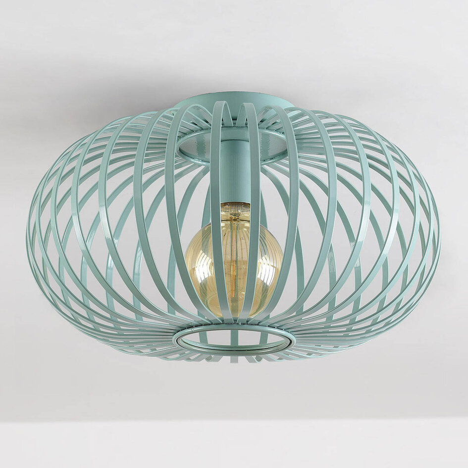 Lampa sufitowa Fiore 1 światło - zielona