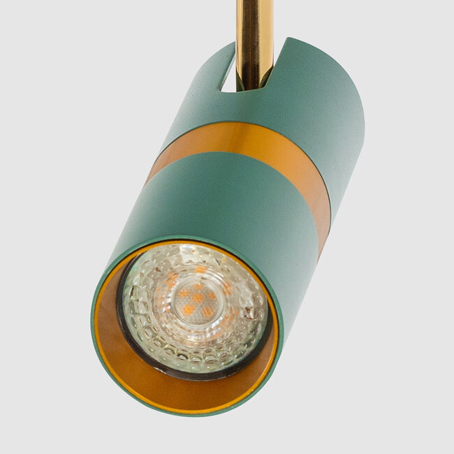 1-fazowy system szynowy 3 metry niebieski ze złotem - Remi