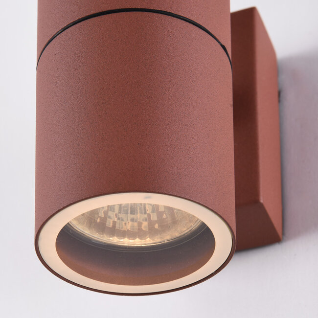 2-punktowa kinkiet w kolorze rdzawobrązowym - Giorgia