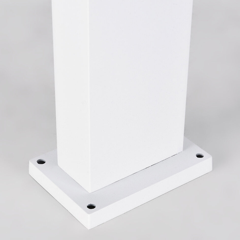 Industrialna lampa podłogowa zewnętrzna biała, 50 cm - Simone