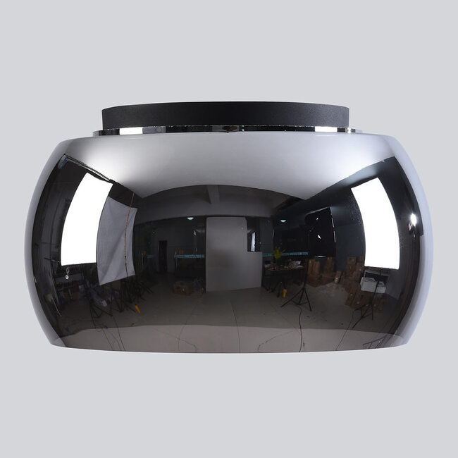 Lampa sufitowa ze szkłem przydymionym, 3 światła - Selin