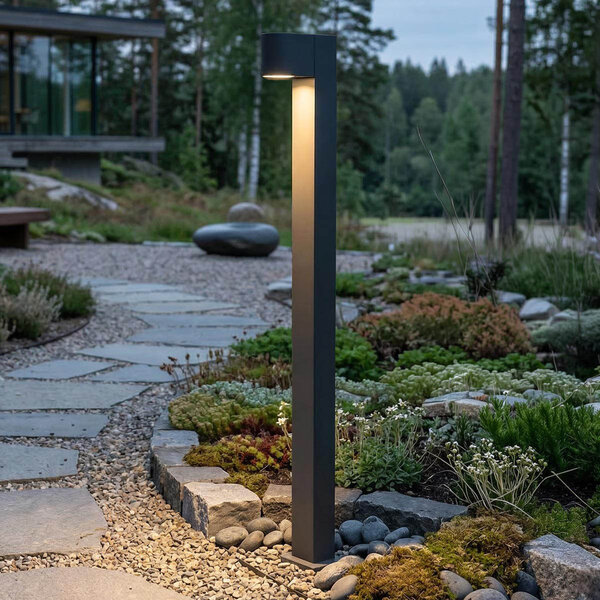Industrialna lampa stojąca zewnętrzna Simone - 100 cm