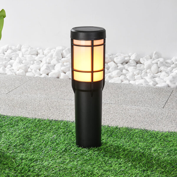 Lampa solarna z efektem płomienia Nikko - zestaw 4 sztuk