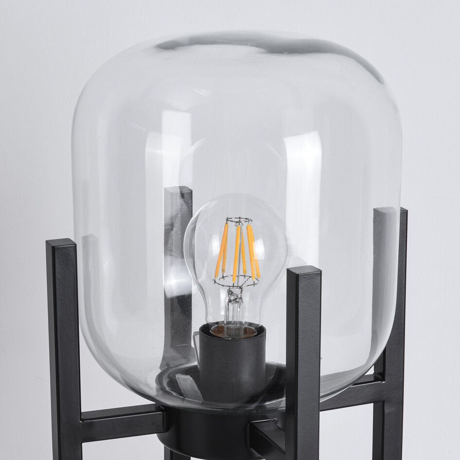 Lampa stołowa Duuk z przezroczystym szkłem