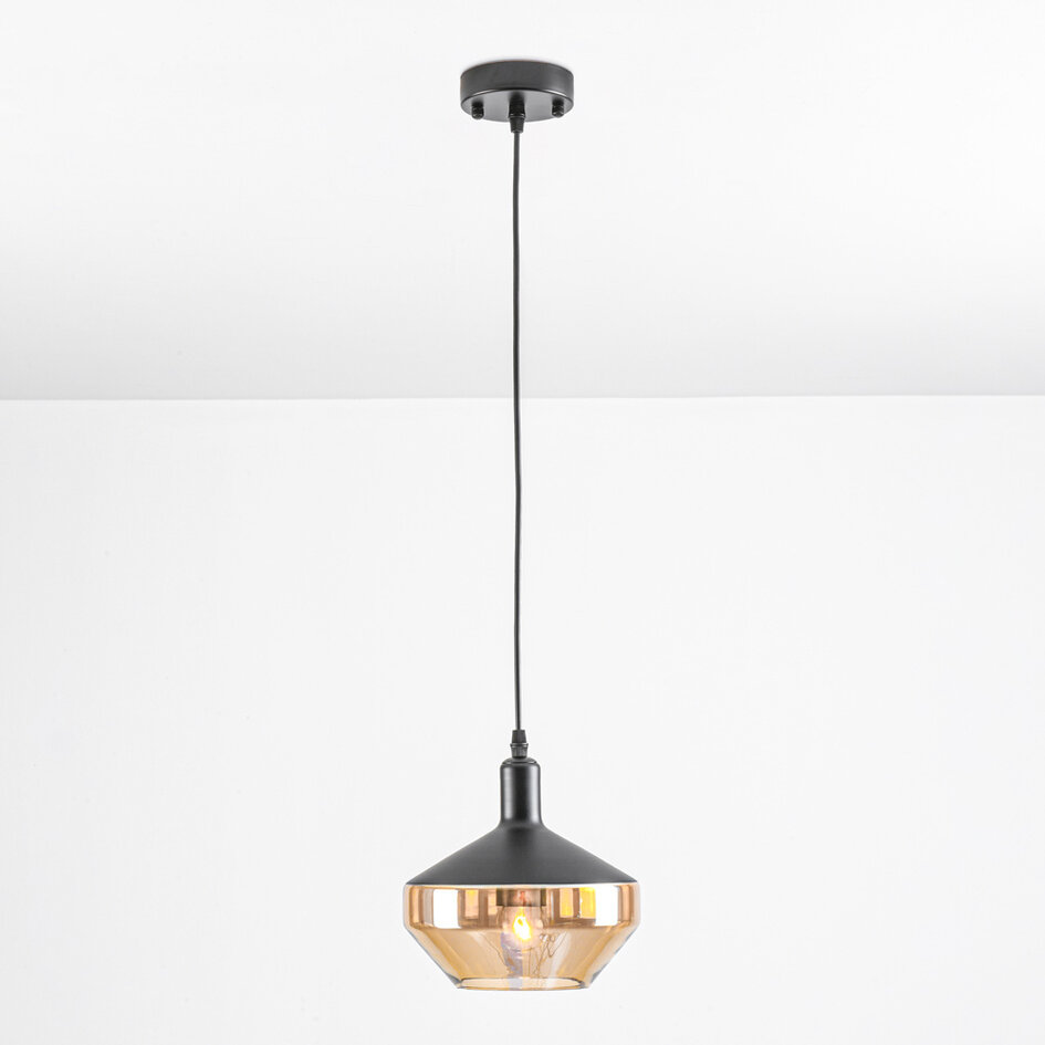 1-światłowa lampa wisząca Mala - szerokie szkło