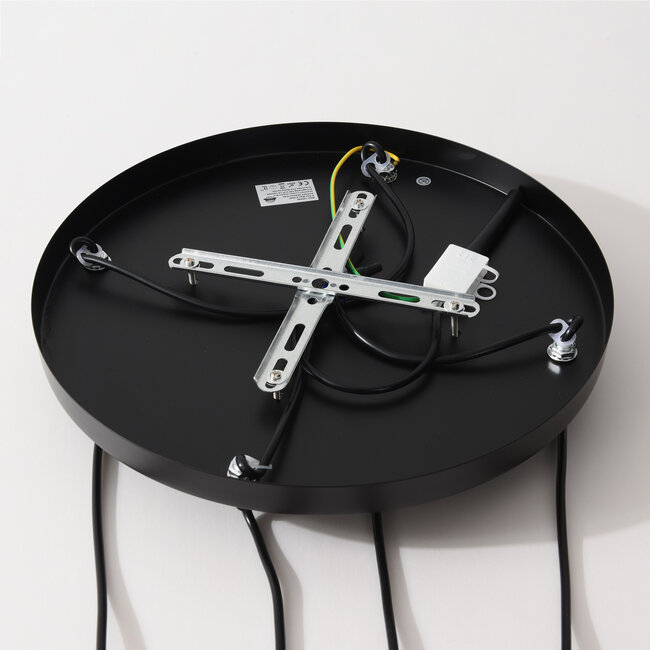 Lampa wisząca 4 światła z kolorowego szkła - Liya