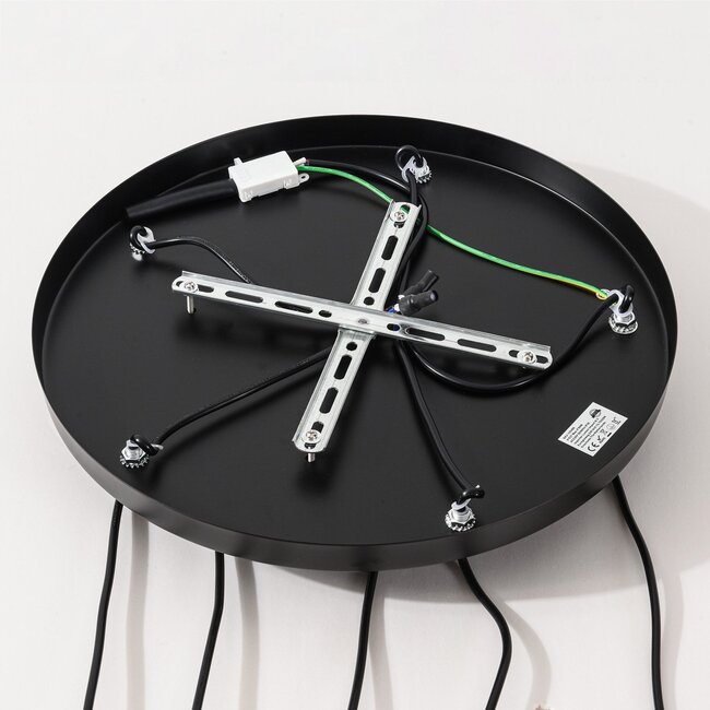 Lampa wisząca 5 światła z kolorowego szkła - Liya