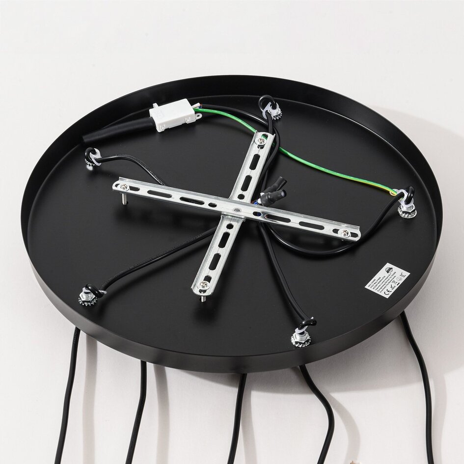Lampa wisząca 5 światła z kolorowego szkła - Liya