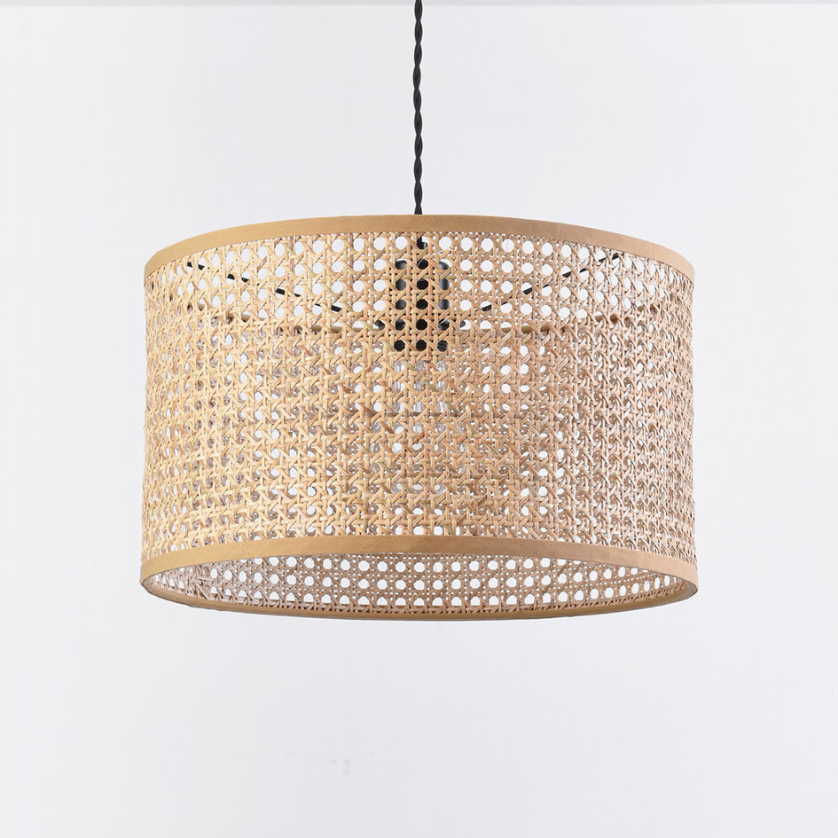1-światło rattanowa lampa wisząca - Mimbre
