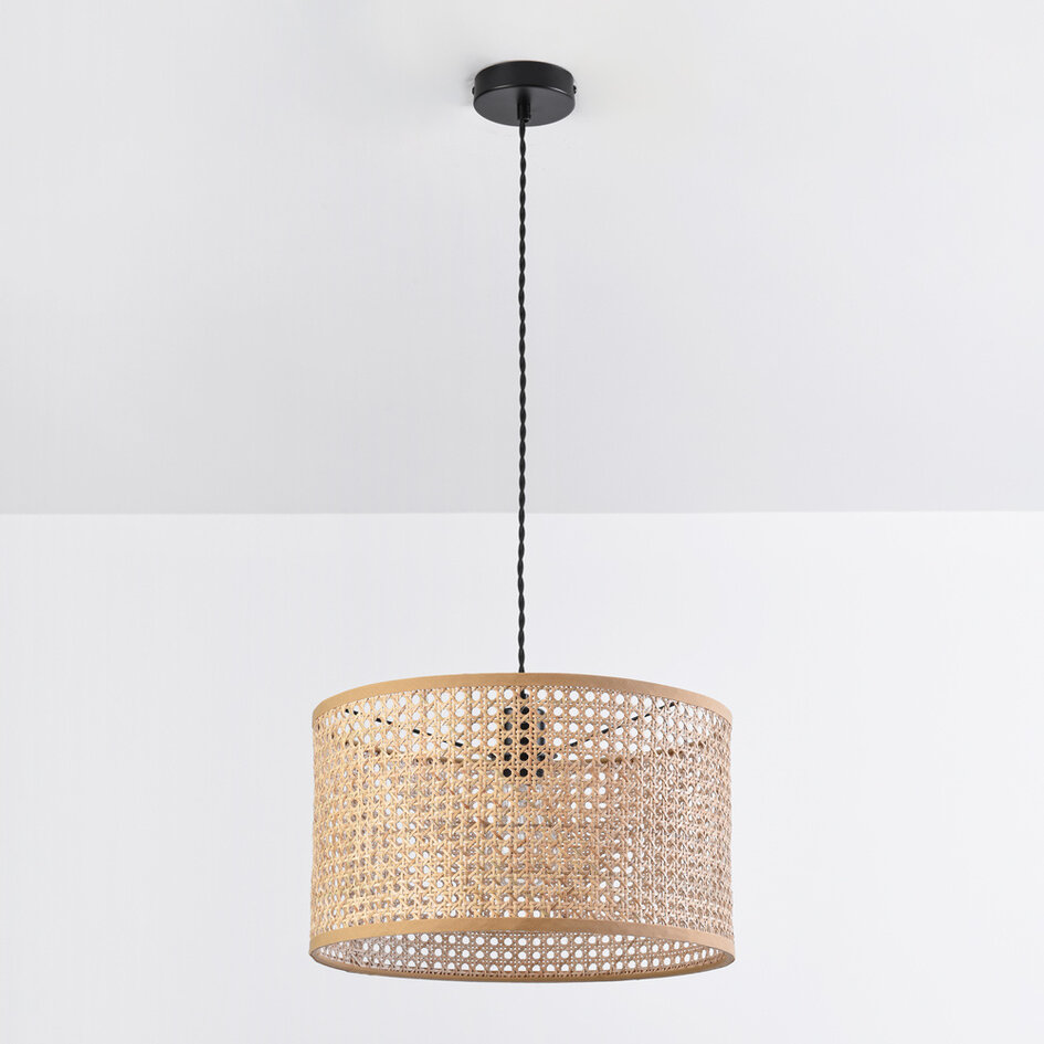 1-światło rattanowa lampa wisząca - Mimbre