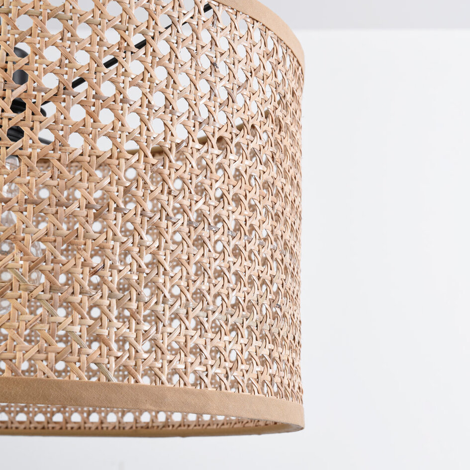 1-światło rattanowa lampa wisząca - Mimbre