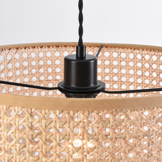 1-światło rattanowa lampa wisząca - Mimbre